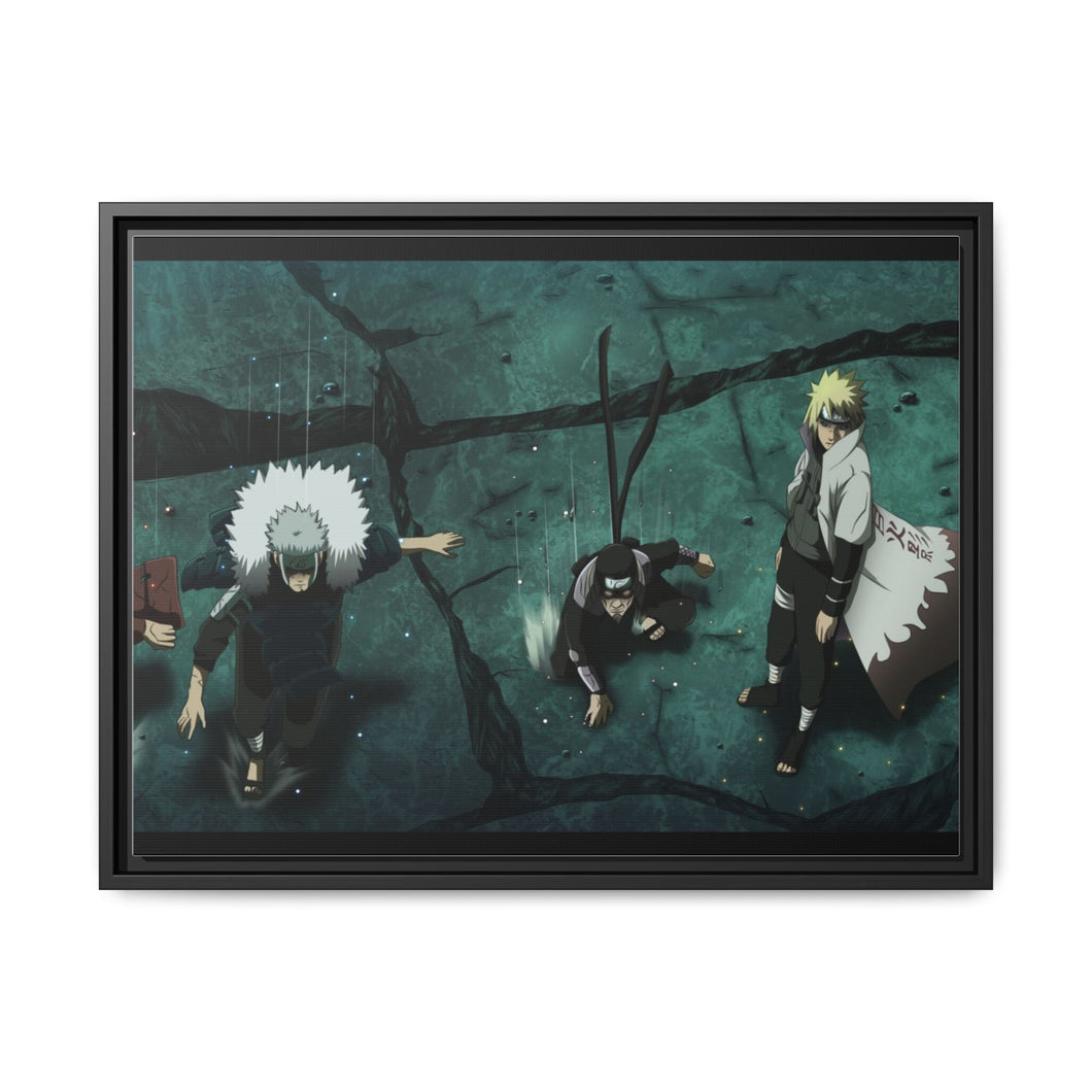 Hokage Canvas Framed Art Print