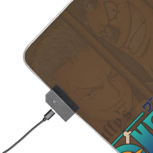 Load image into Gallery viewer, Luffy Pirate King and 8 nakamas Generals RGB LED Mouse Pad (Desk Mat)
