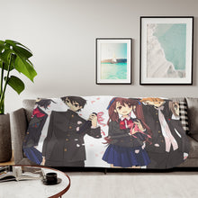 Load image into Gallery viewer, Mei,Kouichi,Izumi,Naoya and Yuuya Sherpa Blanket
