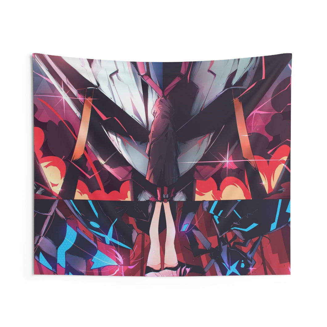 Zero two & Strelizia Indoor Wall Tapestry
