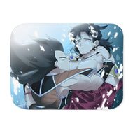 Vegeta and Broly Sherpa Blanket