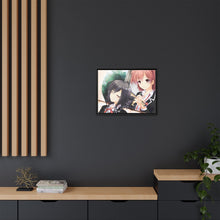 Load image into Gallery viewer, My Teen Romantic Comedy SNAFU Yukino Yukinoshita, Yui Yuigahama Canvas Framed Art Print
