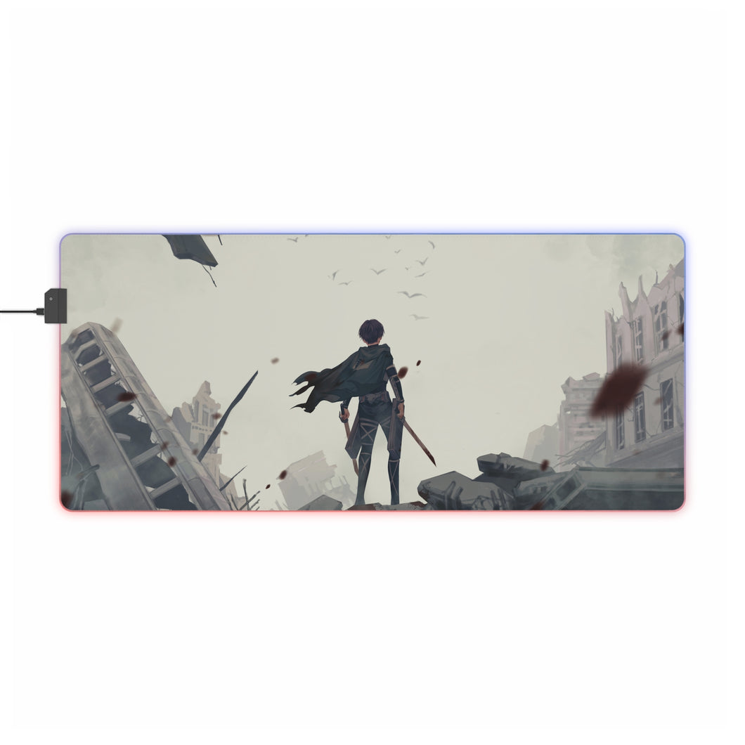 Anime Attack On Titan RGB LED Mouse Pad (Desk Mat)