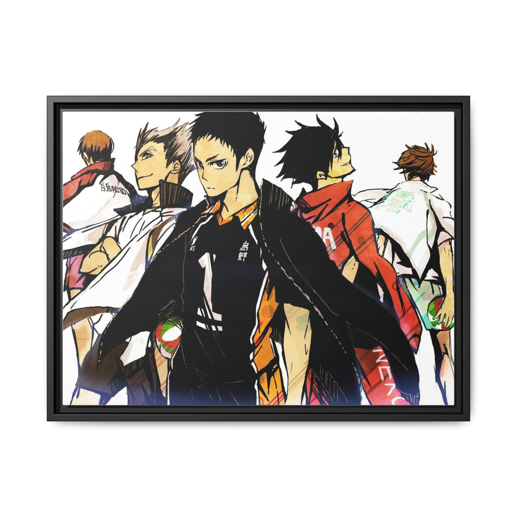 Haikyu!! Canvas Framed Art Print