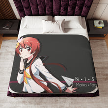Load image into Gallery viewer, Nisekoi Marika Tachibana Sherpa Blanket
