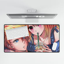 Load image into Gallery viewer, Ruby Hoshino &amp; Aquamarine Hoshino Mouse Pad (Desk Mat)

