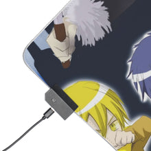 Load image into Gallery viewer, Durarara!! Izaya Orihara, Masaomi Kida, Anri Sonohara RGB LED Mouse Pad (Desk Mat)
