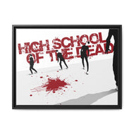 Highschool Of The Dead Canvas Framed Art Print