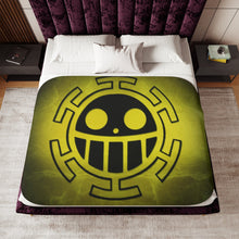 Load image into Gallery viewer, Trafalgar D. Water Law Sherpa Blanket
