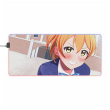 Load image into Gallery viewer, Love Live! Rin Hoshizora RGB LED Mouse Pad (Desk Mat)

