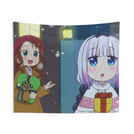Miss Kobayashi's Dragon Maid Kanna Kamui, Kobayashi San Chi No Maid Dragon, Riko Saikawa Indoor Wall Tapestry