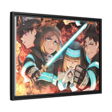 Load image into Gallery viewer, Anime Fire Force Canvas Framed Art Print
