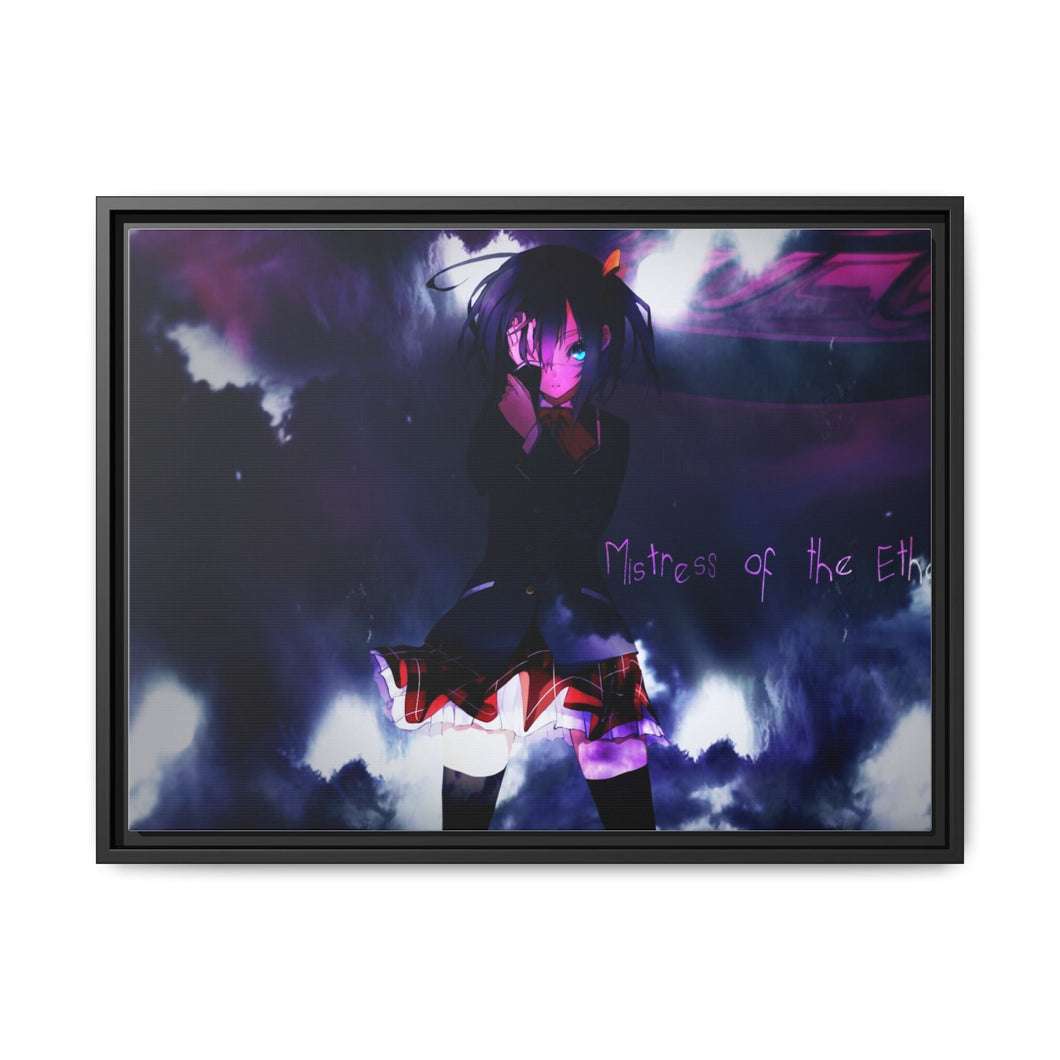 Anime Love, Chuni Canvas Framed Art Print