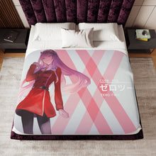 Load image into Gallery viewer, Anime Darling in the FranXX Sherpa Blanket

