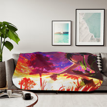 Load image into Gallery viewer, Blue Exorcist Sherpa Blanket
