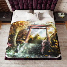 Load image into Gallery viewer, A soothing nature Sherpa Blanket
