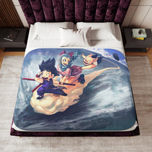 Load image into Gallery viewer, Dragon Ball Bulma Sherpa Blanket
