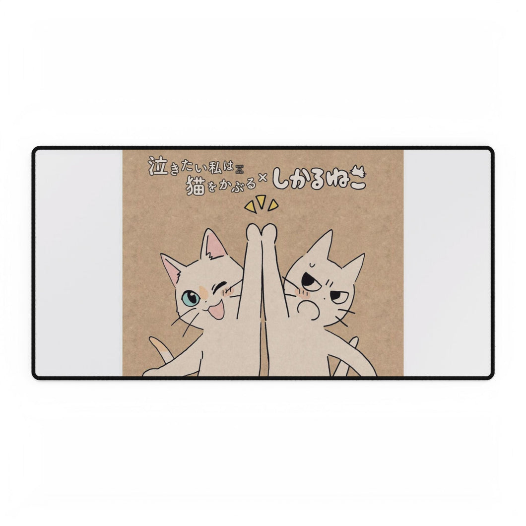 A Whisker Away Mouse Pad (Desk Mat)