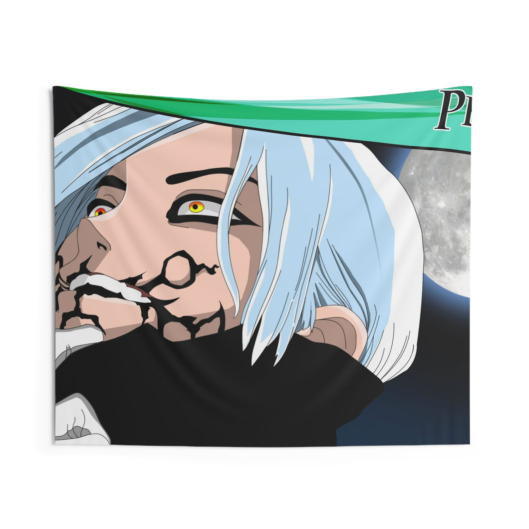 Dr. Stone Indoor Wall Tapestry
