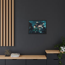 Load image into Gallery viewer, Tanjirou and Nezuko Canvas Framed Art Print

