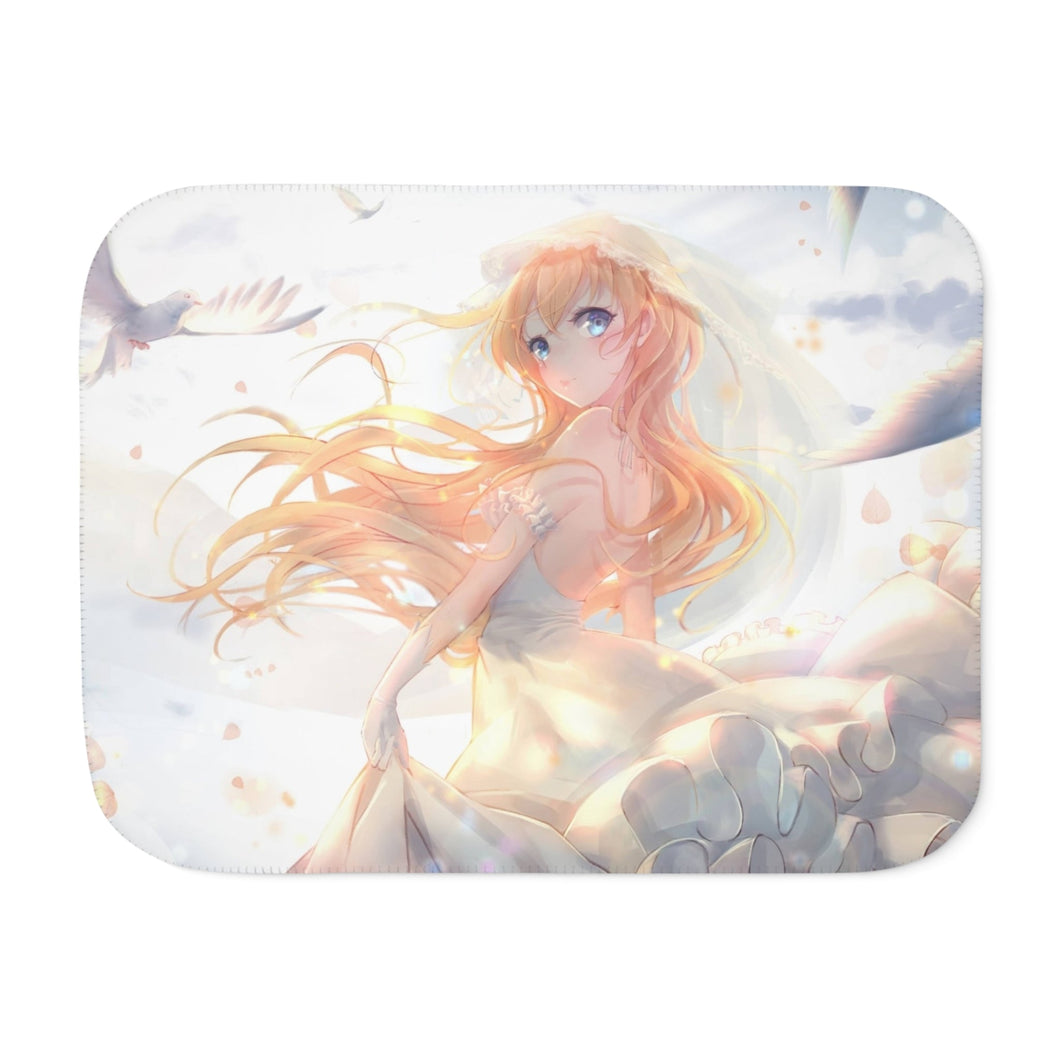 Anime Your Lie in April Sherpa Blanket