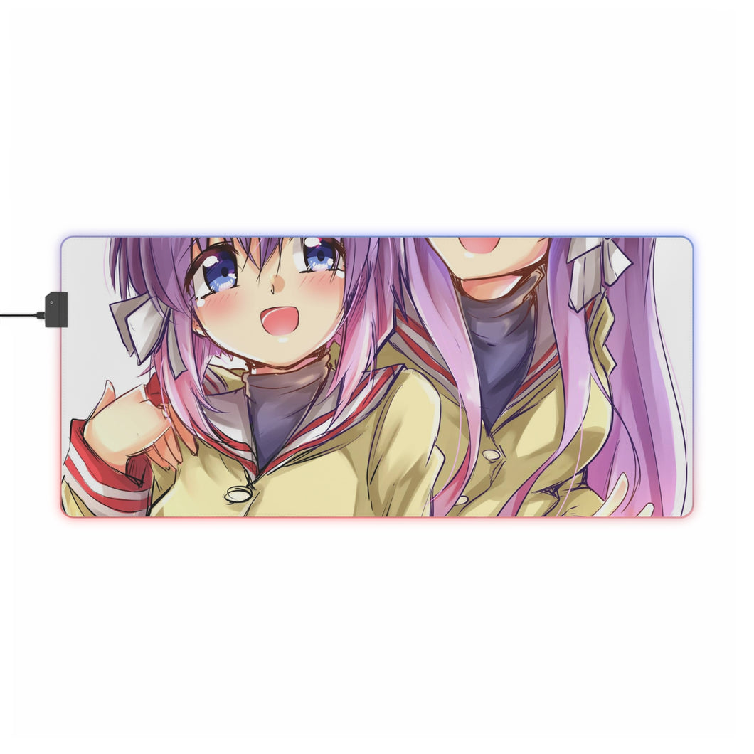 Clannad Kyou Fujibayashi, Ryou Fujibayashi RGB LED Mouse Pad (Desk Mat)