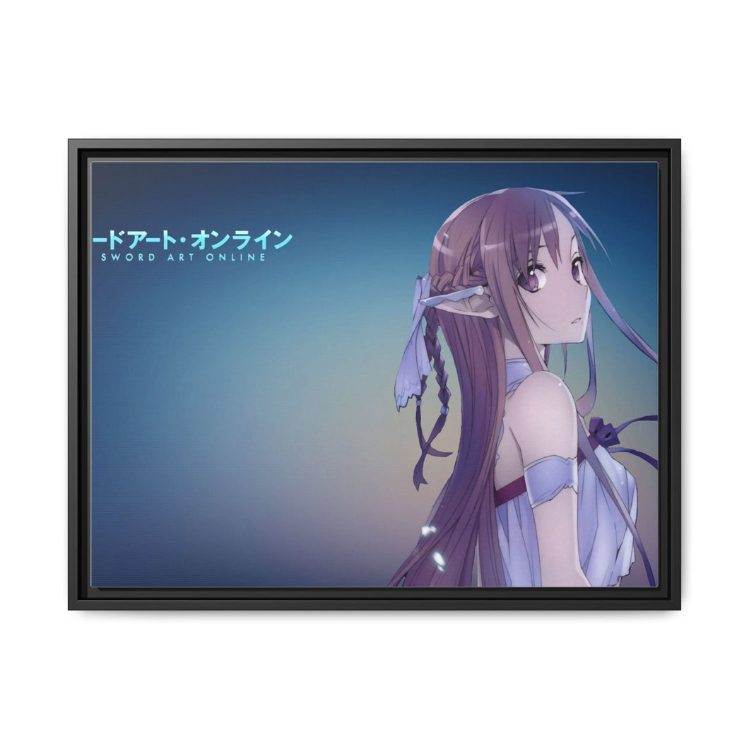 Sword Art Online Asuna Yuuki Canvas Framed Art Print