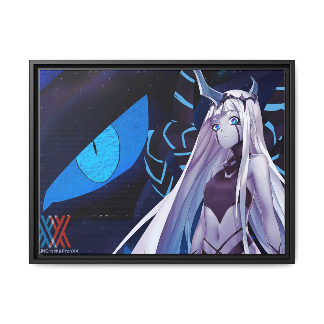 001 / Zero One Canvas Framed Art Print