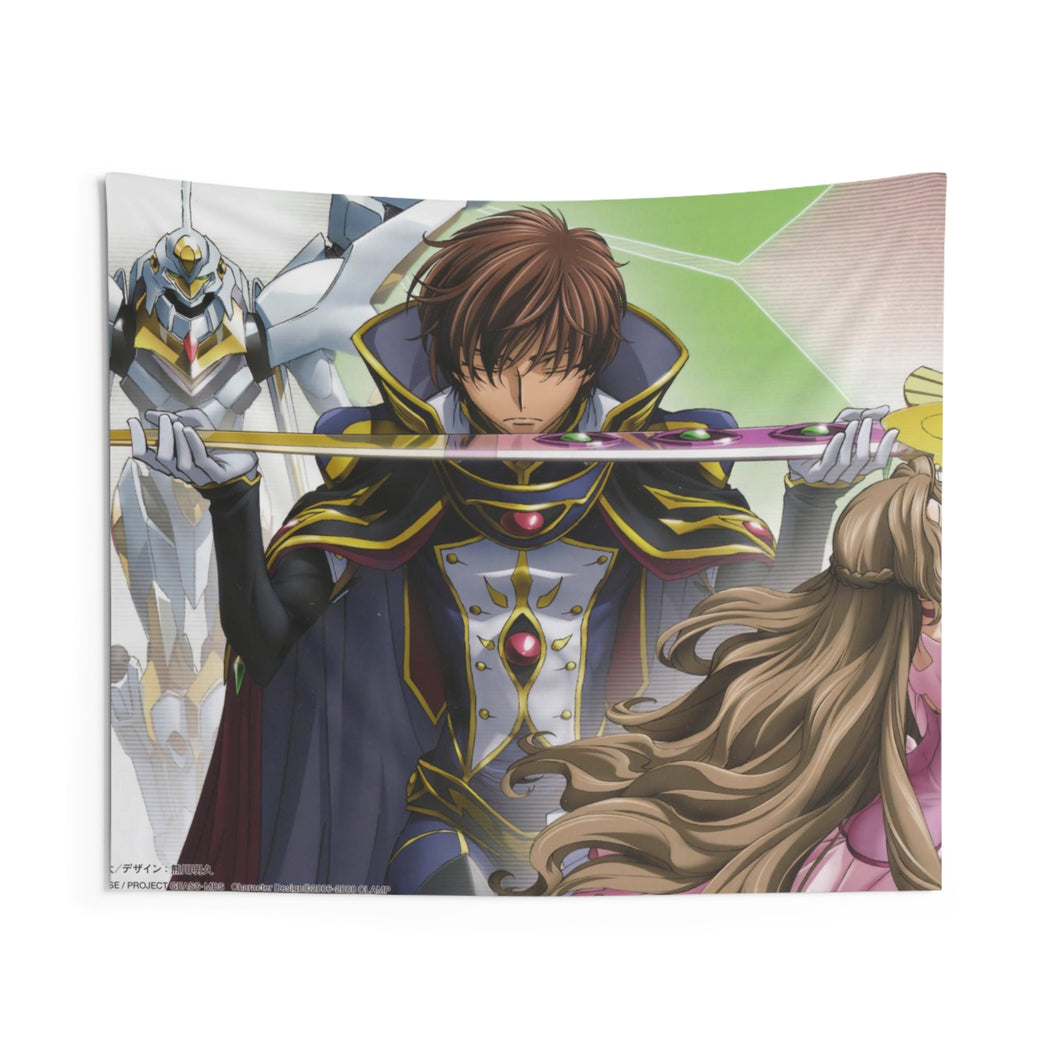 Code Geass Suzaku Kururugi, Nunnally Lamperouge Indoor Wall Tapestry