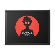 Anime Mob Psycho 100 Canvas Framed Art Print