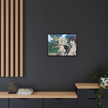 Load image into Gallery viewer, Blue Exorcist Rin Okumura, Kuro, Shiemi Moriyama Canvas Framed Art Print
