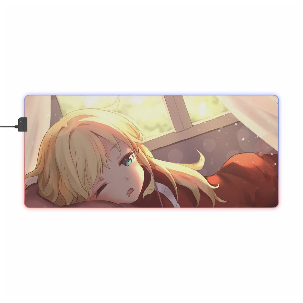 Gabriel DropOut Gabriel Tenma White RGB LED Mouse Pad (Desk Mat)
