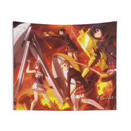 Love, Chunibyo & Other Delusions Rikka Takanashi, Sanae Dekomori, Shinka Nibutani, Kumin Tsuyuri Indoor Wall Tapestry