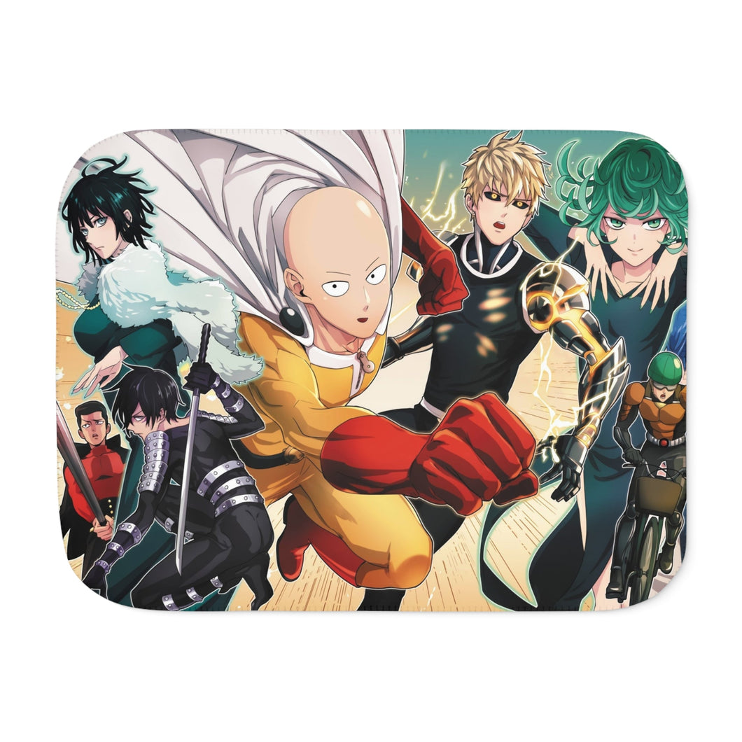 Anime One-Punch Man Sherpa Blanket