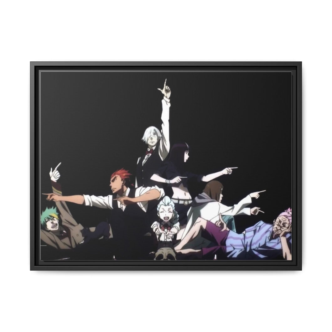 Anime Death Parader Canvas Framed Art Print