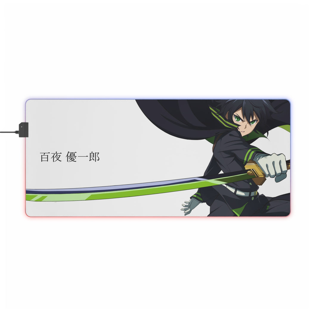 Seraph Of The End RGB LED Mouse Pad (Desk Mat)