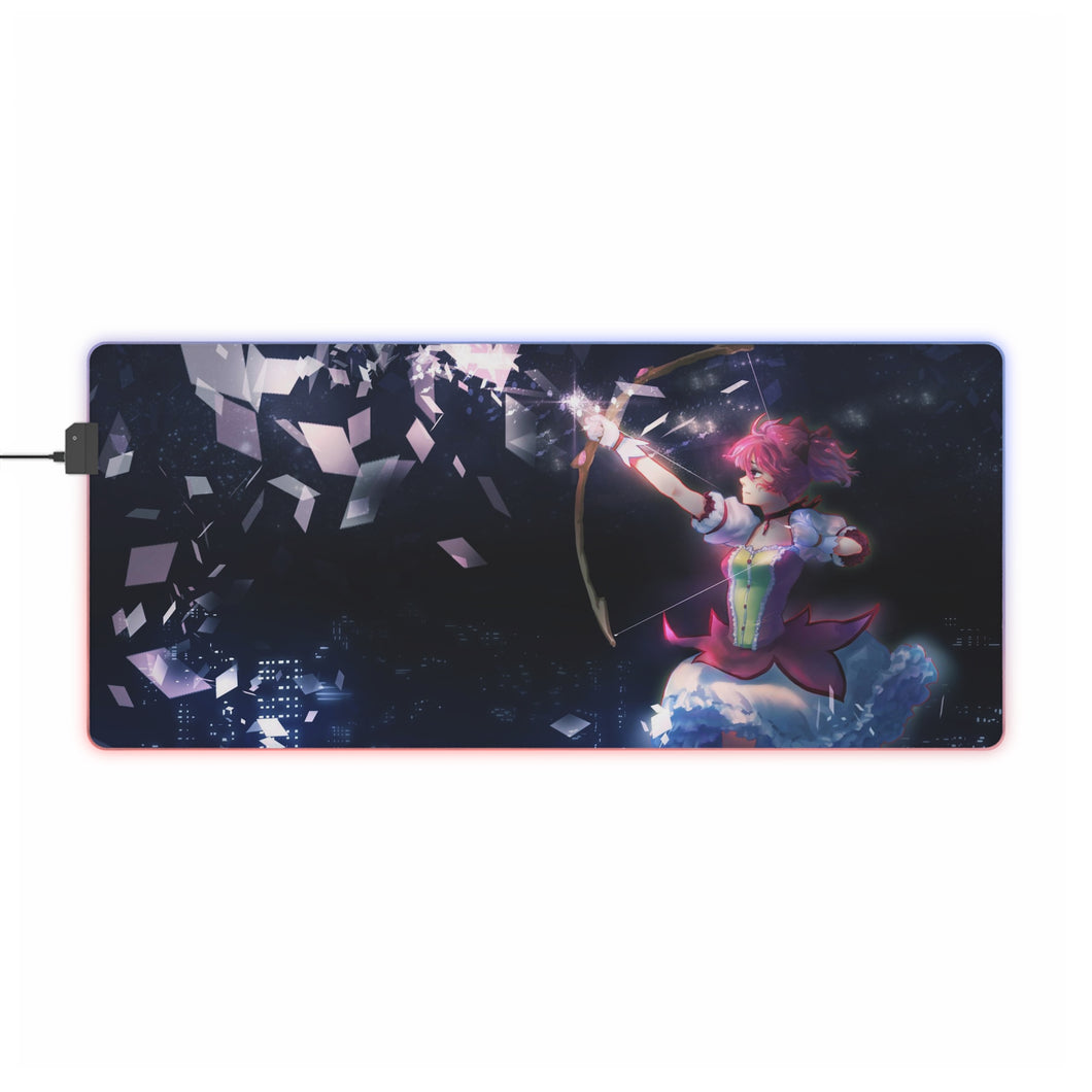 Puella Magi Madoka Magica Madoka Kaname RGB LED Mouse Pad (Desk Mat)