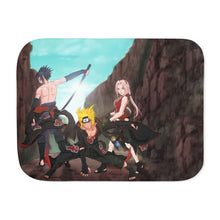Load image into Gallery viewer, Anime Naruto Sherpa Blanket
