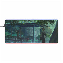 Load image into Gallery viewer, The Garden Of Words RGB LED Mouse Pad (Desk Mat)
