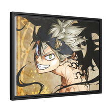 Load image into Gallery viewer, Black Clover Asta Canvas Framed Art Print
