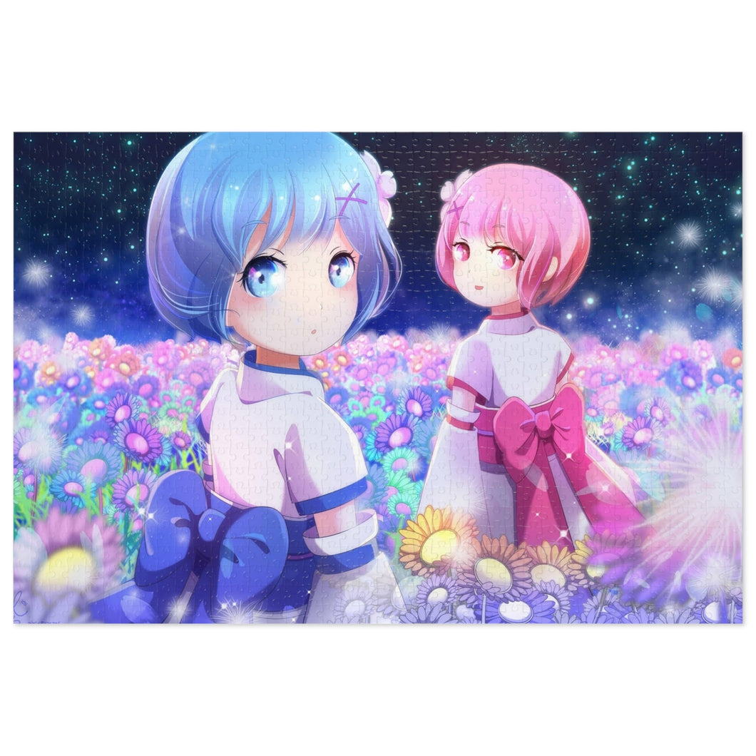 Ram&Rem夜 Jigsaw Puzzle