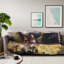 Load image into Gallery viewer, Eren and Levi Sherpa Blanket
