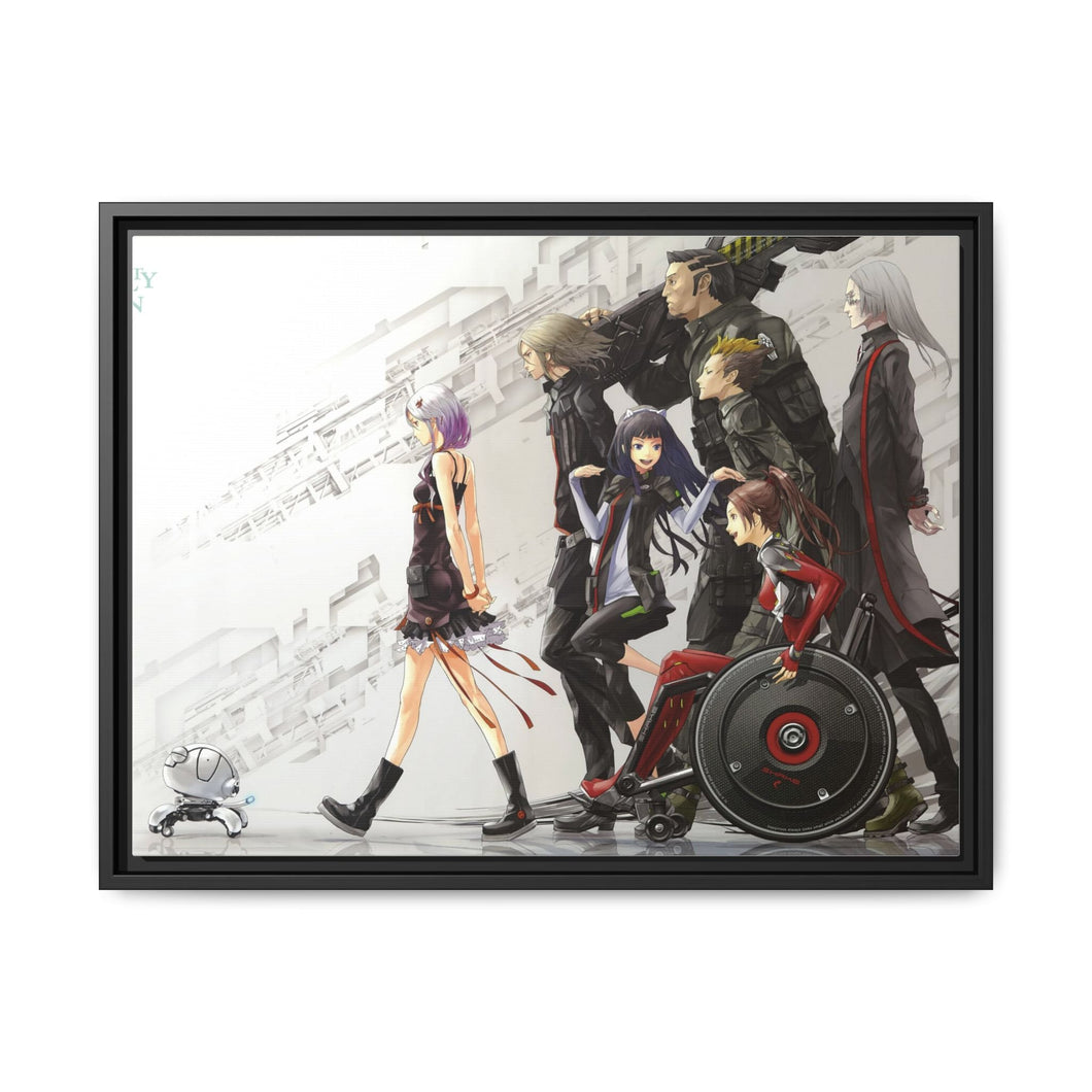 Funeral Parlor Canvas Framed Art Print