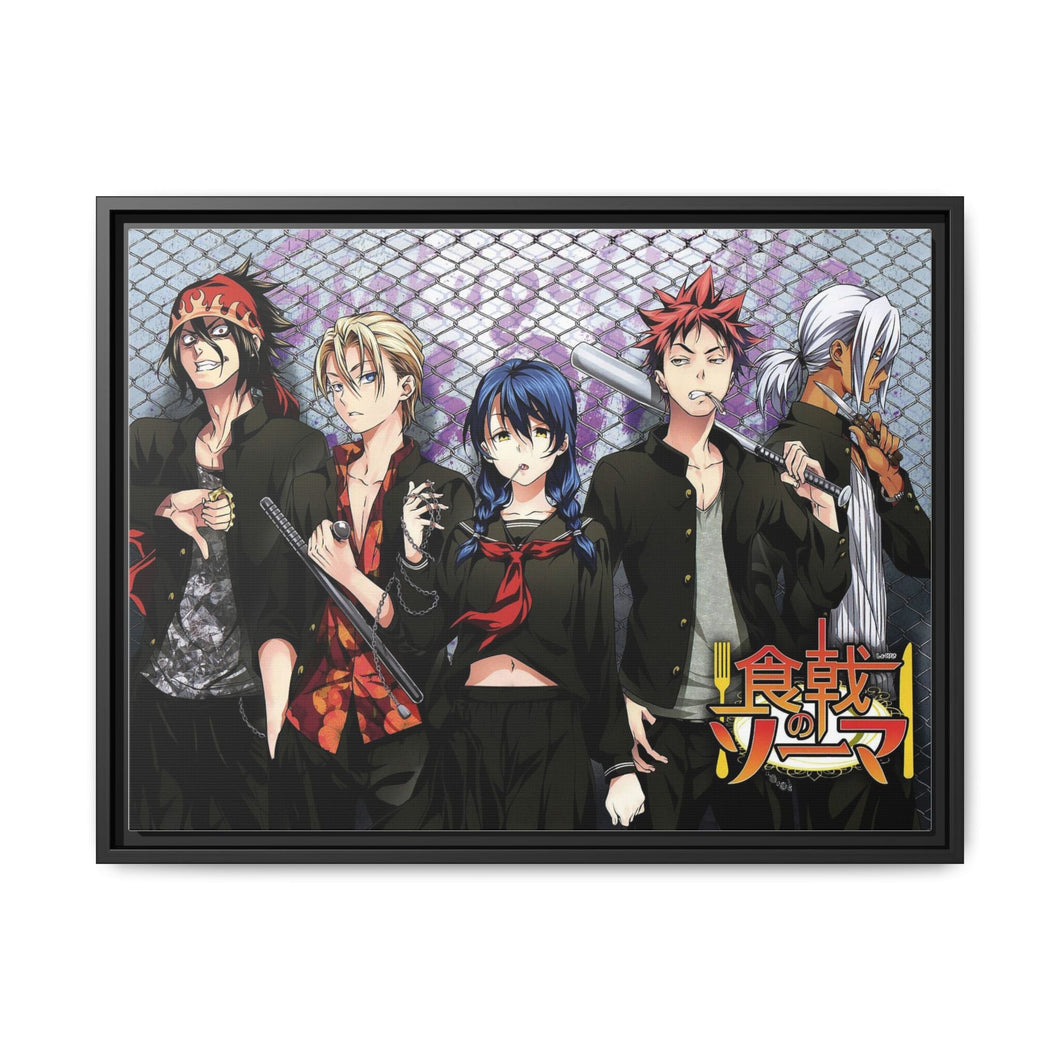Food Wars: Shokugeki no Soma Canvas Framed Art Print