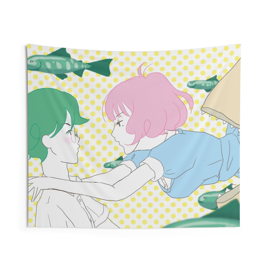 Anime Crossover Indoor Wall Tapestry