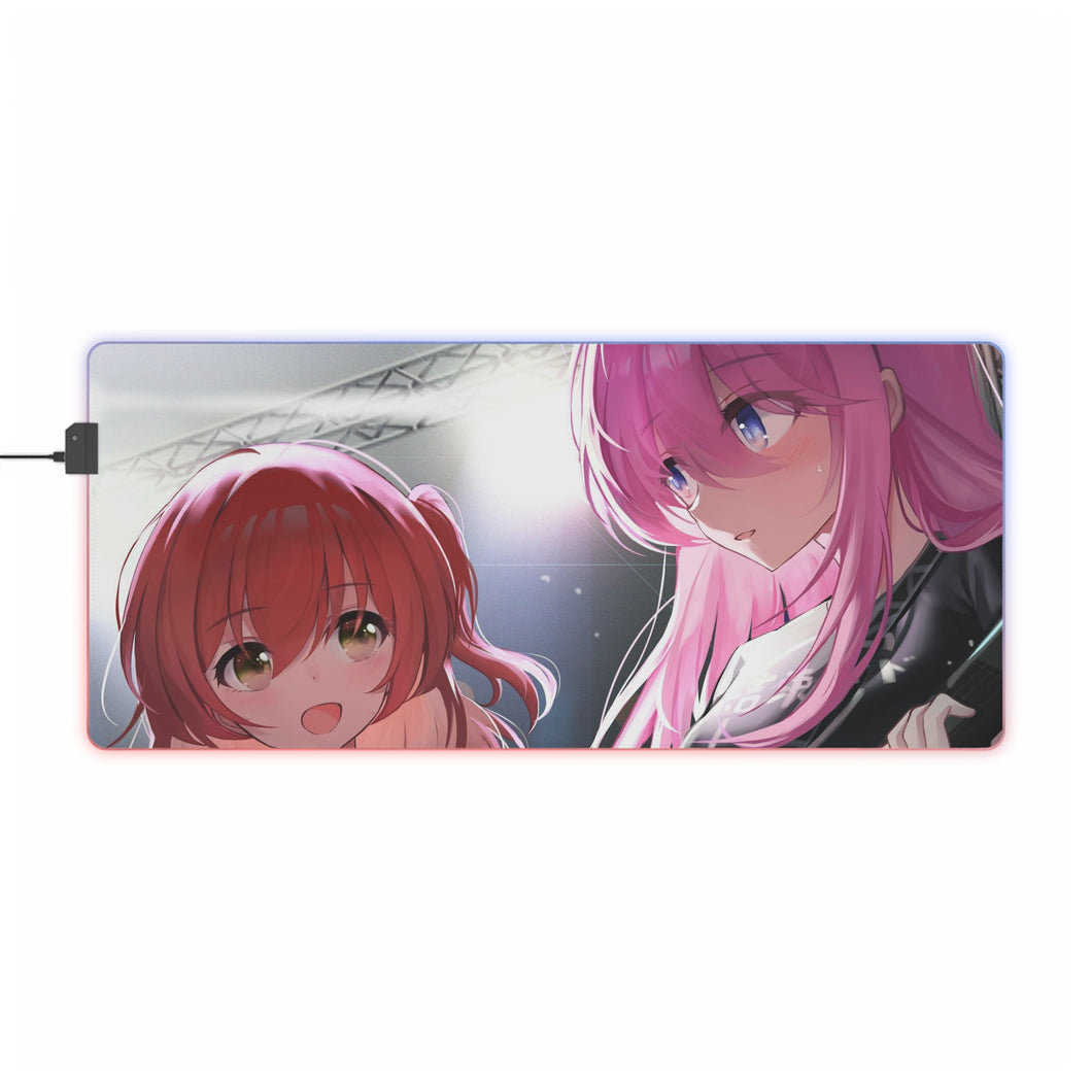 Hitori Gotou & Ikuyo Kita RGB LED Mouse Pad (Desk Mat)