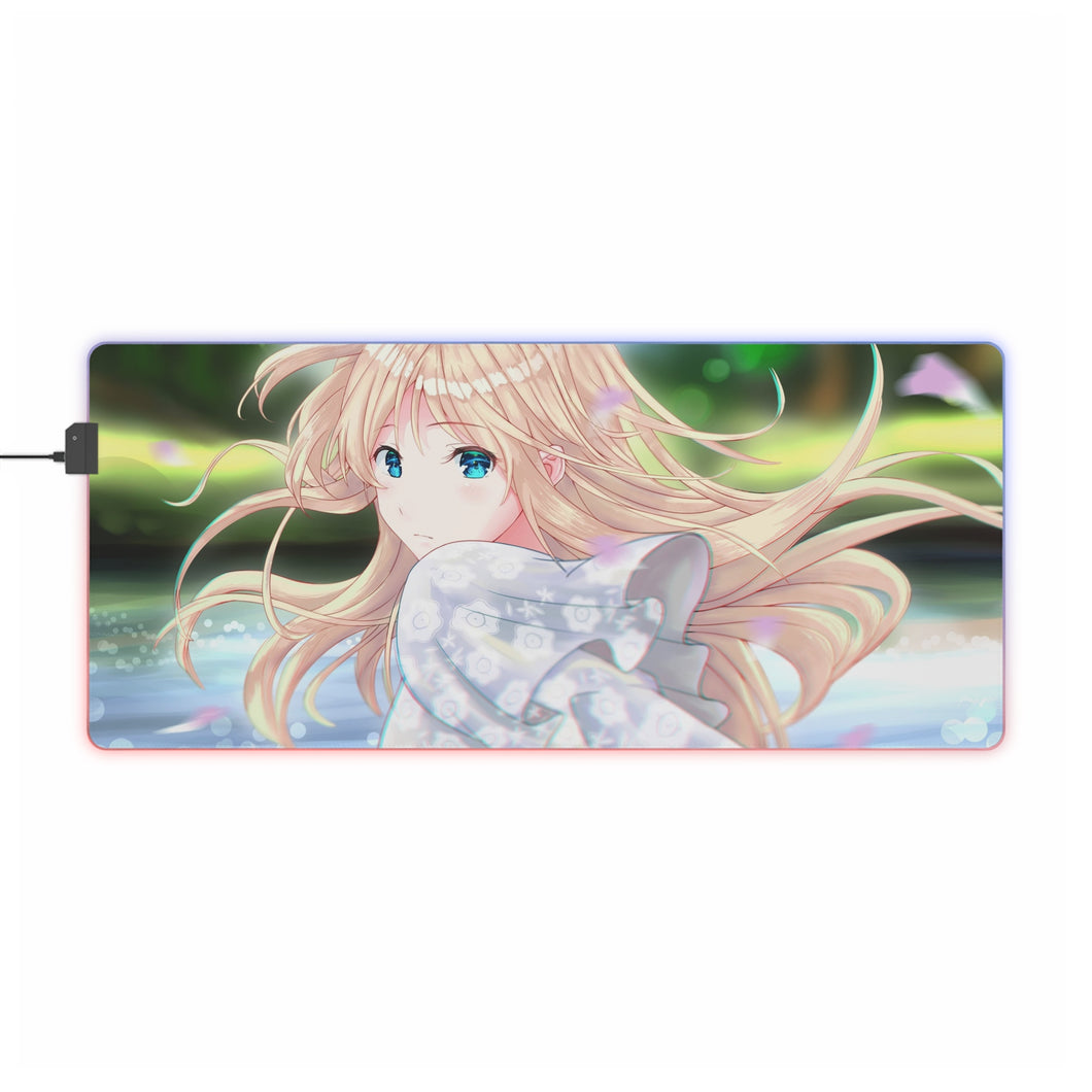 Violet Evergarden RGB LED Mouse Pad (Desk Mat)