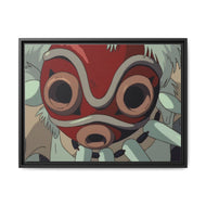 Anime Princess Mononoker Canvas Framed Art Print