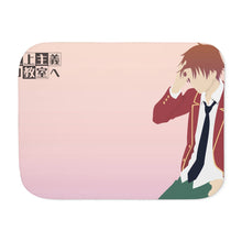 Load image into Gallery viewer, Kiyotaka Ayanokōji Sherpa Blanket
