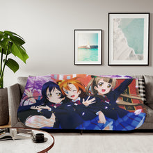 Load image into Gallery viewer, Love Live! Kotori Minami, Umi Sonoda, Honoka Kousaka Sherpa Blanket
